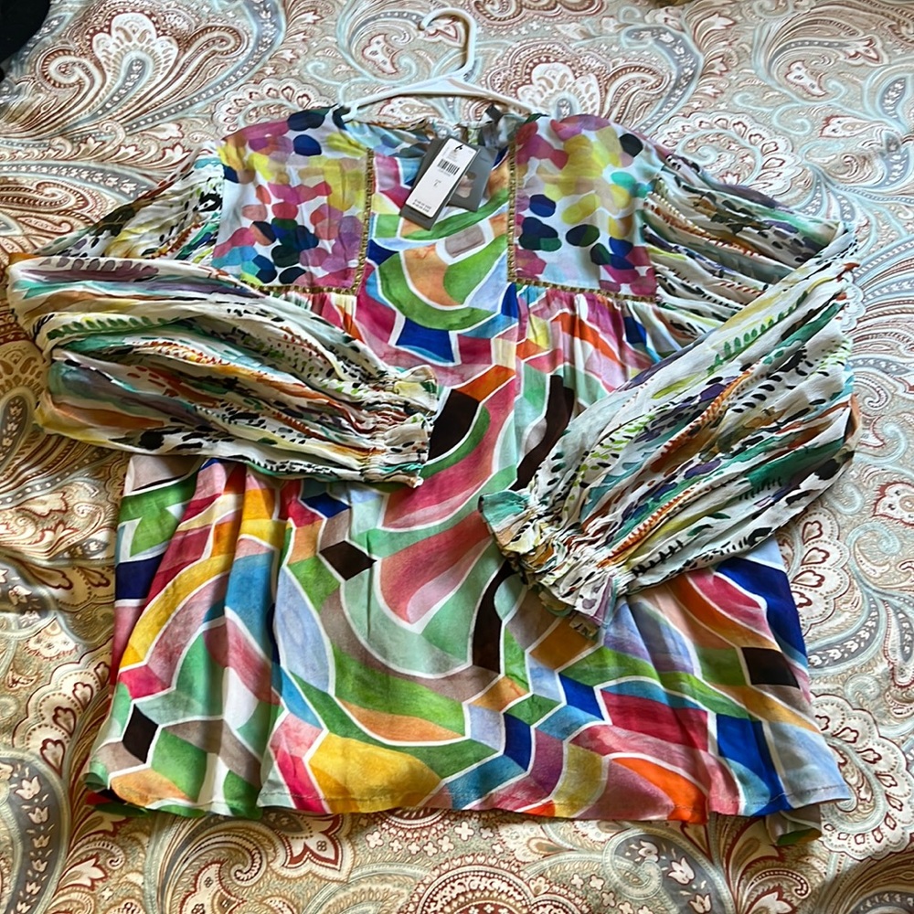 NWT Anthropologie bl^nk top size L
